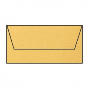 Rössler LA/4 boríték (11x22 cm, 120 g) metál arany