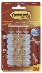 3M Command öntapadó mini akasztók, 20db+24db ragasztócsík 7100100434 /12