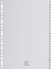 Exacompta Nature future elválasztólapok PP, A-Z, 26 db