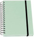 Rössler Soho jegyzetfüzet A5, 80 lap, spirálos, gumis, mint/mentazöld