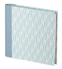 Rössler fotóalbum/vendégkönyv (22x23 cm, 30 lap) zöld levelek, Pastel Leaves (2)