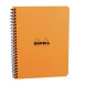 CLF Rhodia Classic spirálfüzet, vonalas (80lap, 16x21cm) narancs