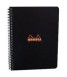 CLF Rhodia Classic spirálfüzet, vonalas (80lap, 16x21cm) fekete