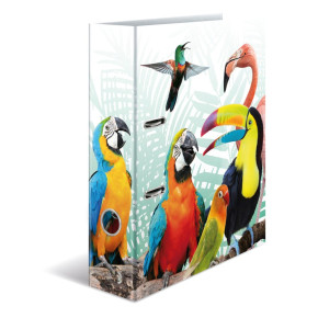 Herma iratrendező A4, 7cm, trópusi madarak