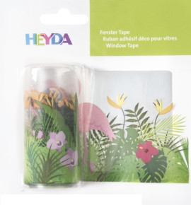 Baier Heyda ablak dekor fólia (76mmx2m) dzsungel