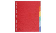 Exacompta elválasztó lap, A4, MAXI, 6db/csomag, 6 szín