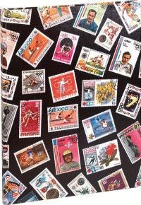 Exacompta bélyegalbum (22,5x30,5 cm) 8 lapos, 9 soros 