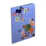 Exacompta bélyegalbum (16,5x22,5 cm) 8 lapos, 6 soros 