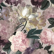 Stewo szalvéta (3-rét. 33x33 cm), mályva színű virágok, Aidana 2021