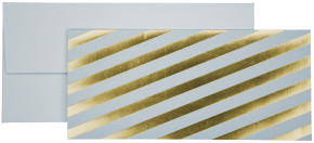 Stewo ajándékutalványtartó (11x23 cm) arany csíkos, Calderon,