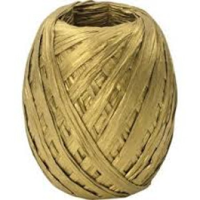 Stewo raffia tojáskötöző (7 mm x 30 m) arany /10