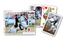 Piatnik römi kártya, lipicai lovak