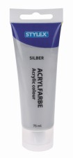 Stylex acrylfesték 75ml, ezüst /6