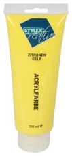 Stylex acrylfesték 75ml, citromsárga /6