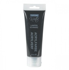 Stylex acrylfesték 75ml, fekete /6