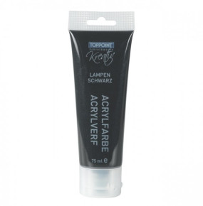 Stylex acrylfesték 75ml, fekete /6