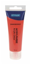 Stylex acrylfesték 75ml, élénk piros /6
