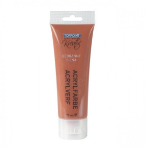 Stylex acrylfesték 75ml, vörösesbarna /6