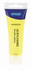 Stylex acrylfesték 75ml, neon sárga /6