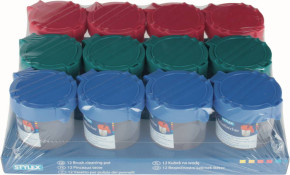 Stylex ecsetmosó edény, zárható tetejű /12