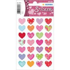 Herma matrica, mintás szívek, 3lap/csomag