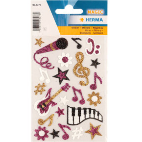 Herma matrica, Musik, glitteres