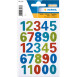 Herma matrica, színes számok, glitteres