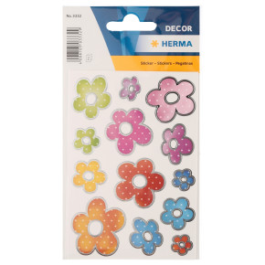 Herma matrica, színes virágminták, 2lap/csomag