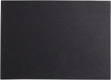 CLF vázlatkönyv (29,7x21 cm, 140 g/m2, 64 lap, fekvő) goldline/ fekete