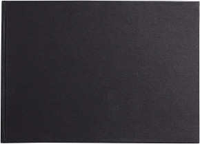 CLF vázlatkönyv (29,7x21 cm, 140 g/m2, 64 lap, fekvő) goldline/ fekete