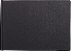 CLF vázlatkönyv (21x14,8 cm, 140 g/m2, 64 lap, fekvő) goldline/ fekete