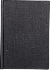 CLF vázlatkönyv (10,5x14,8 cm, 140 g/m2, 64 lap) goldline/ fekete