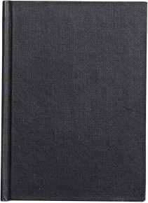 CLF vázlatkönyv (10,5x14,8 cm, 140 g/m2, 64 lap) goldline/ fekete