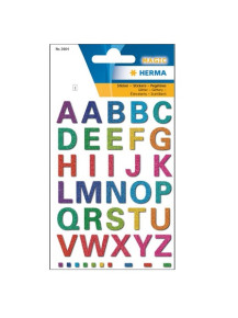 Herma matrica, színes betűk, glitteres