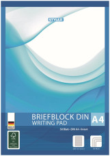 Stylex jegyzettömb A4, 50 lap, vonalas /10