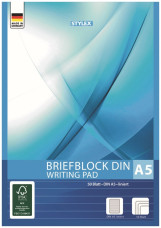 Stylex jegyzettömb A5, 50 lap, vonalas /10