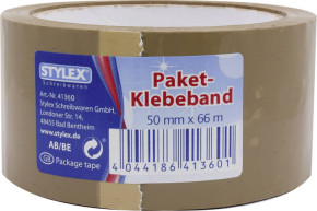 Stylex csomagoló ragasztószalag 66m x 5cm, barna /6