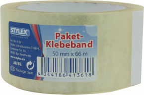 Stylex csomagoló ragasztószalag 66m x 5cm, átlátszó /6