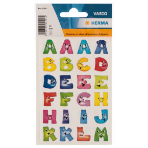 Herma matrica, színes nagybetűk