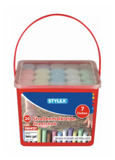 Stylex aszfaltkréta, 20db/vödör /12