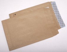 GPV redős talpas tasak, kraft, szilikonos, 120g, TB/4, 250x353mm (80001)