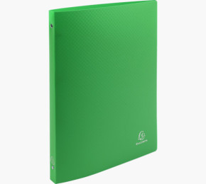 Exacompta iratrendező, PP (A4, 1,5 cm, 4 gyűrűs) világoszöld