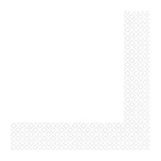 Amscan szalvéta (20db, 33x33 cm) fehér