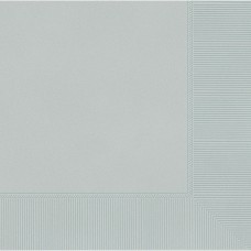 Amscan szalvéta (20db, 33x33 cm) ezüst