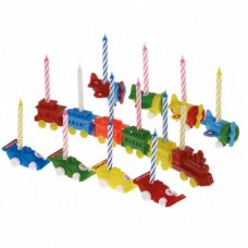 Amscan-Rietmüller születésnapi gyertya készlet, 6db, vonatos, autós, repülős
