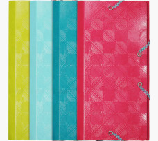 Exacompta gumis mappa, 12x23 cm, 600g, vegyes színek 1928