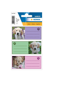 Herma füzetcímke, kutyus, 3lap/csomag