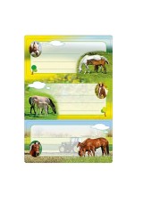 Herma füzetcímke, lovas, glitteres, 2lap/csomag