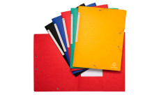 Exacompta gumis mappa, A4, 425g, 5 színben