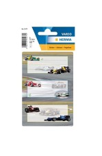 Herma füzetcímke, versenyautós 2lap/csomag